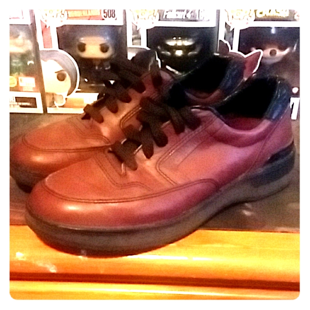 Vibram rockport rocsports 9.5 brown leather